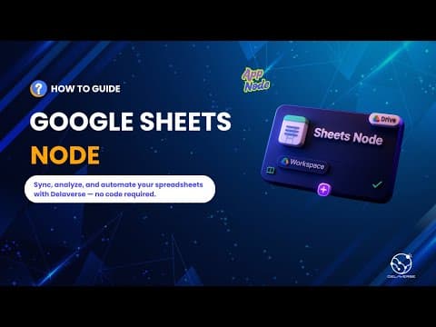 Google Sheets Node