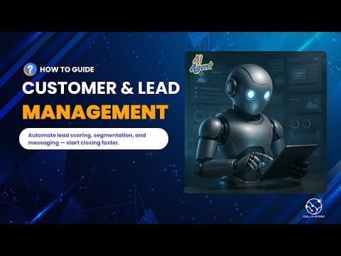 Lead and Customer Management AI Agent