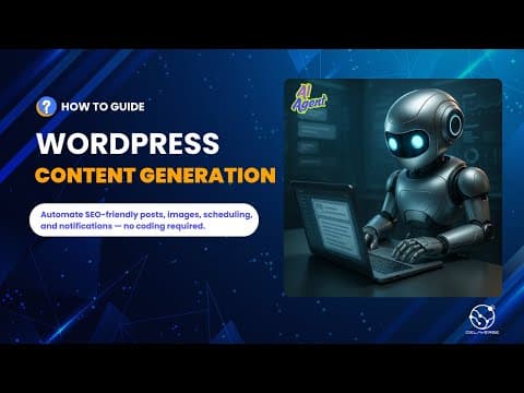 WordPress Content Generation AI Agent